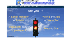 Desktop Screenshot of ambitiousmanager.com